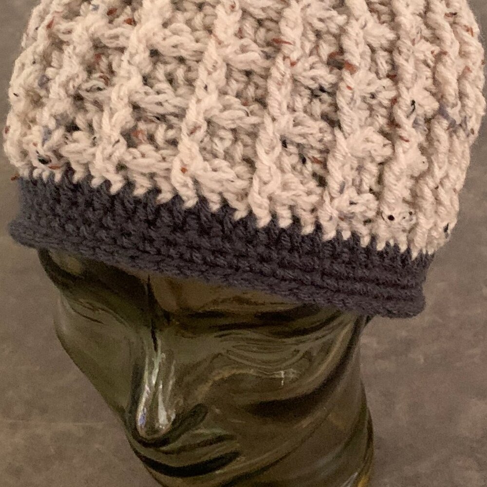 #2- Hand Crafted Men's Beanie - Picture 2 of 8
